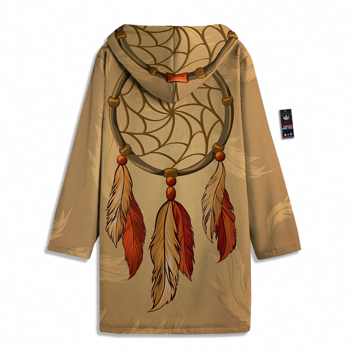 Dream Catcher Native American Print Men's Windbreaker Jacket-grizzshop