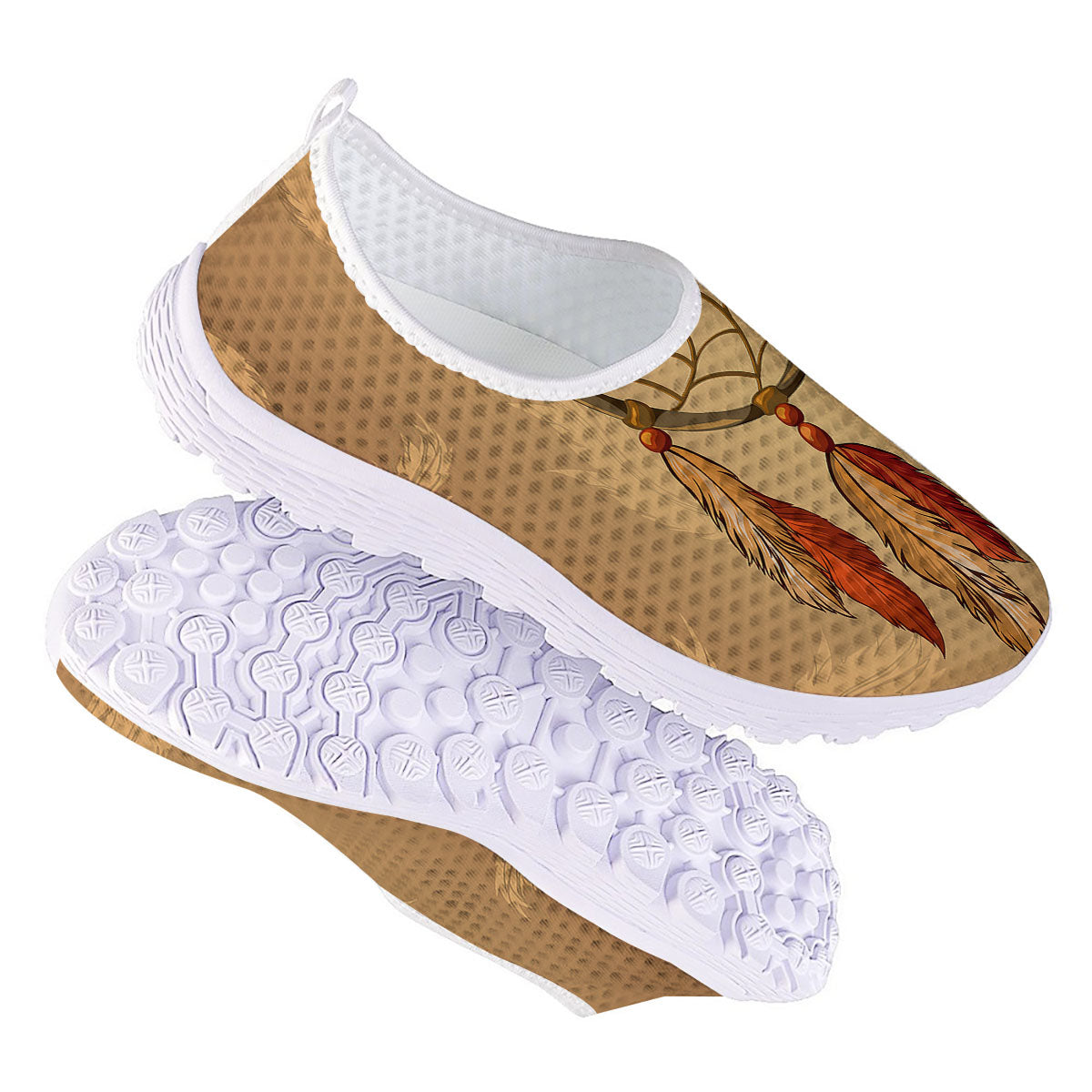 Dream Catcher Native American Print Nurse Shoes-grizzshop