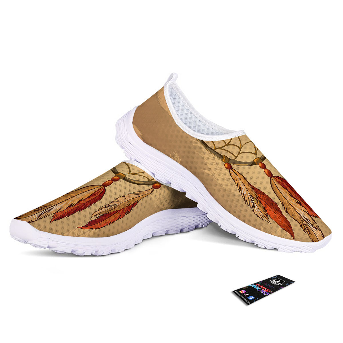 Dream Catcher Native American Print Nurse Shoes-grizzshop