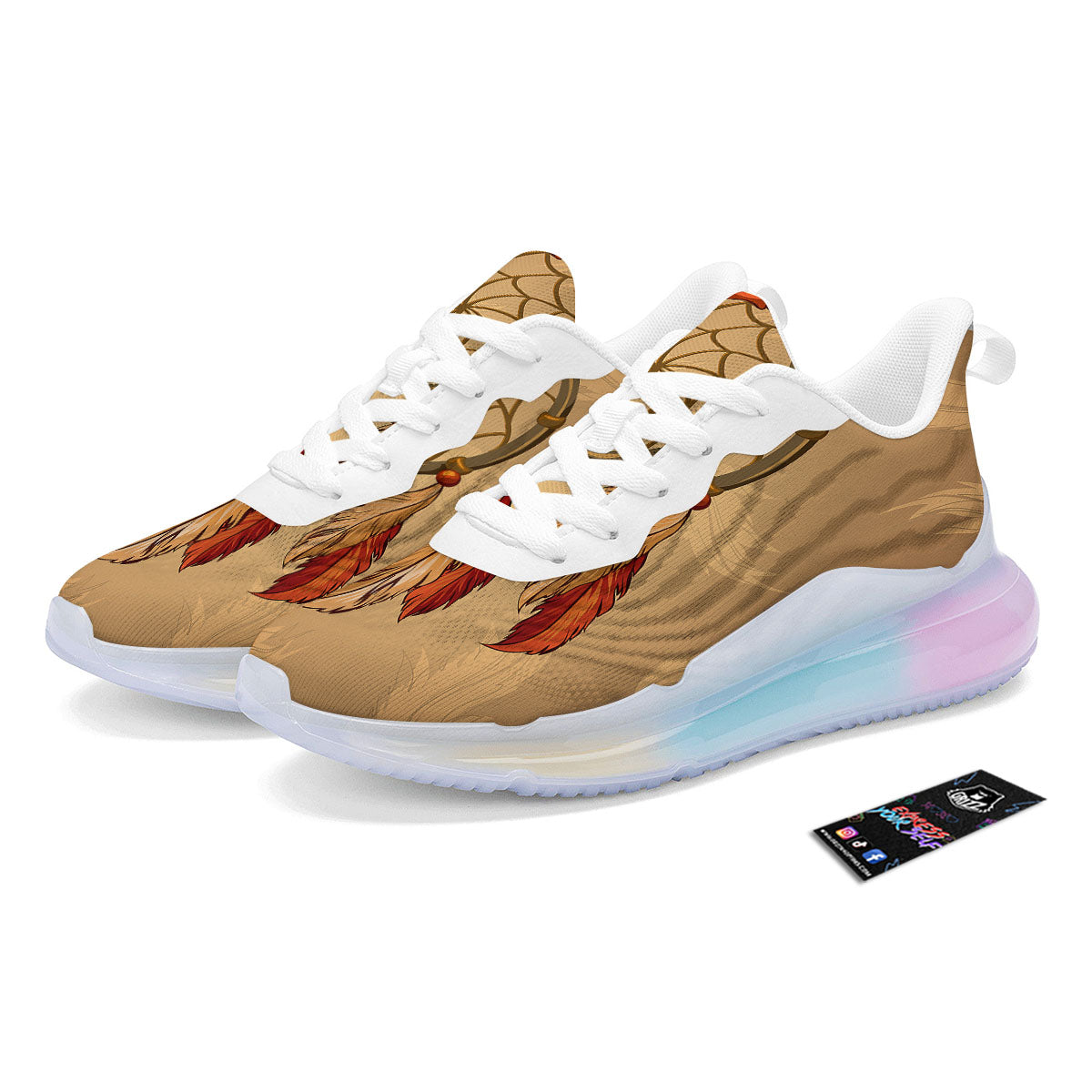 Dream Catcher Native American Print Running Sneakers-grizzshop