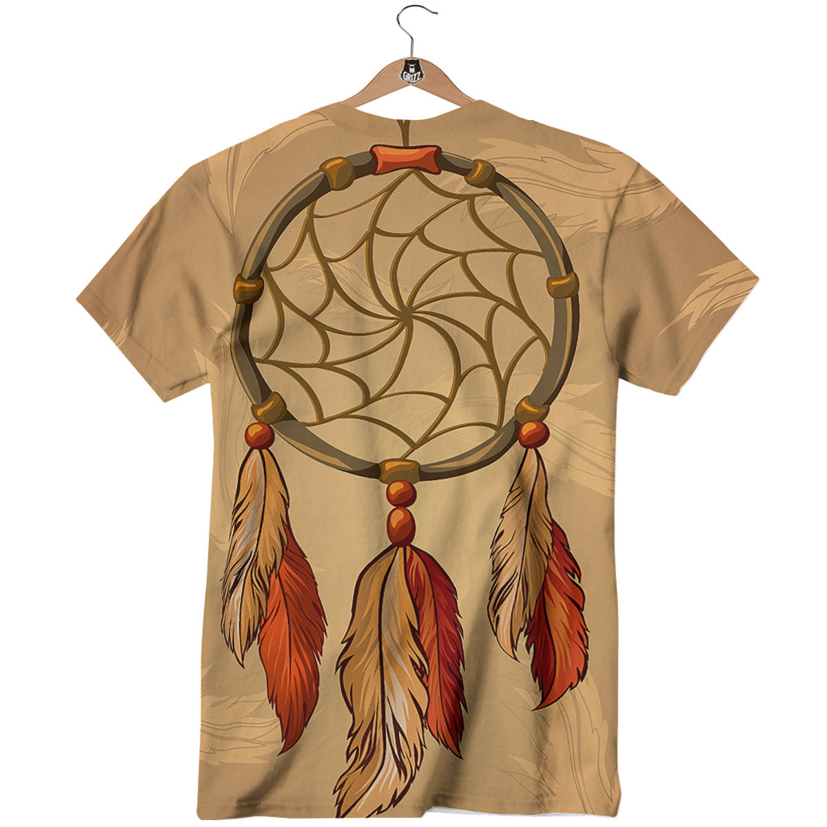 Dream Catcher Native American Print T-Shirt-grizzshop