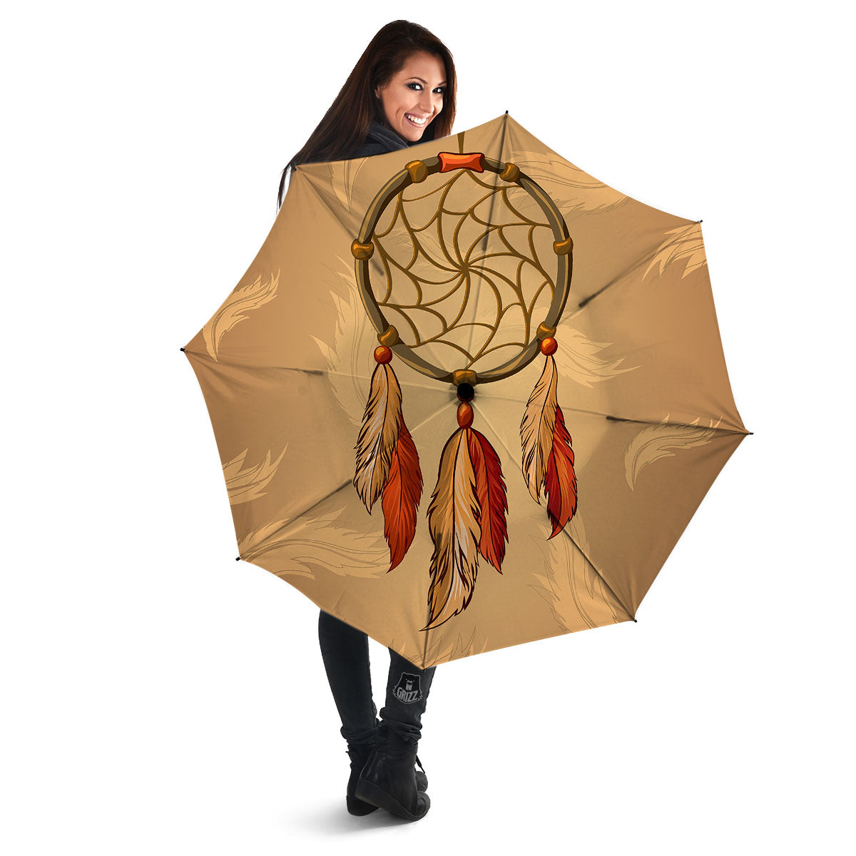 Dream Catcher Native American Print Umbrella-grizzshop