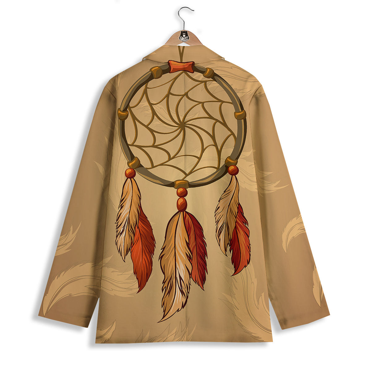 Dream Catcher Native American Print Women's Blazer-grizzshop