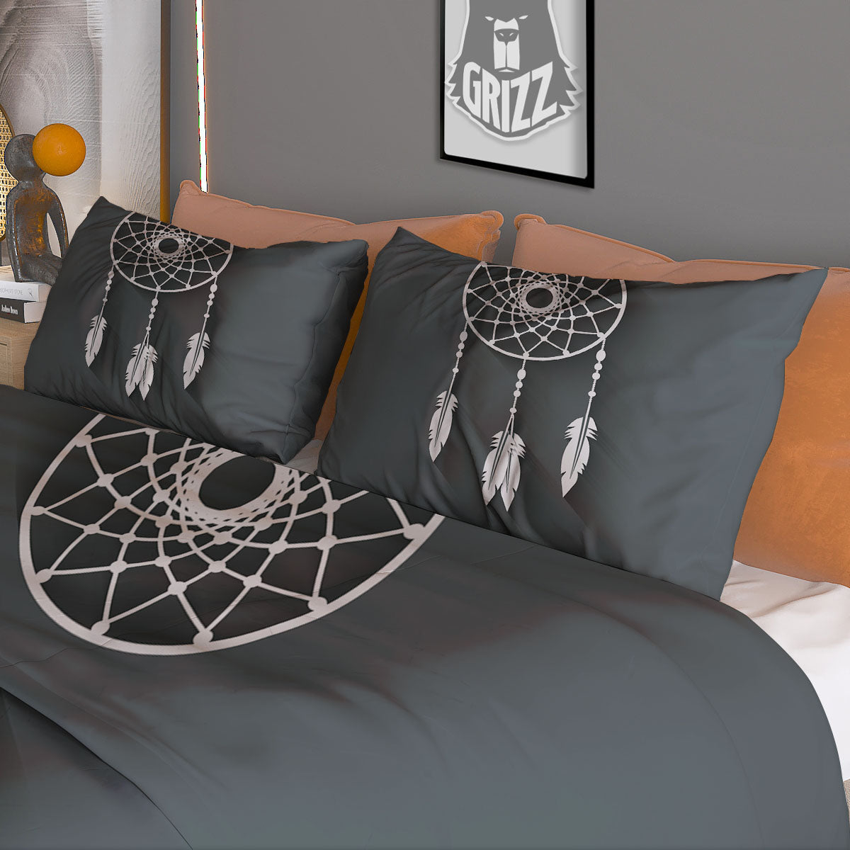 Dream Catcher Native Tribal Print Duvet Cover Bedding Set