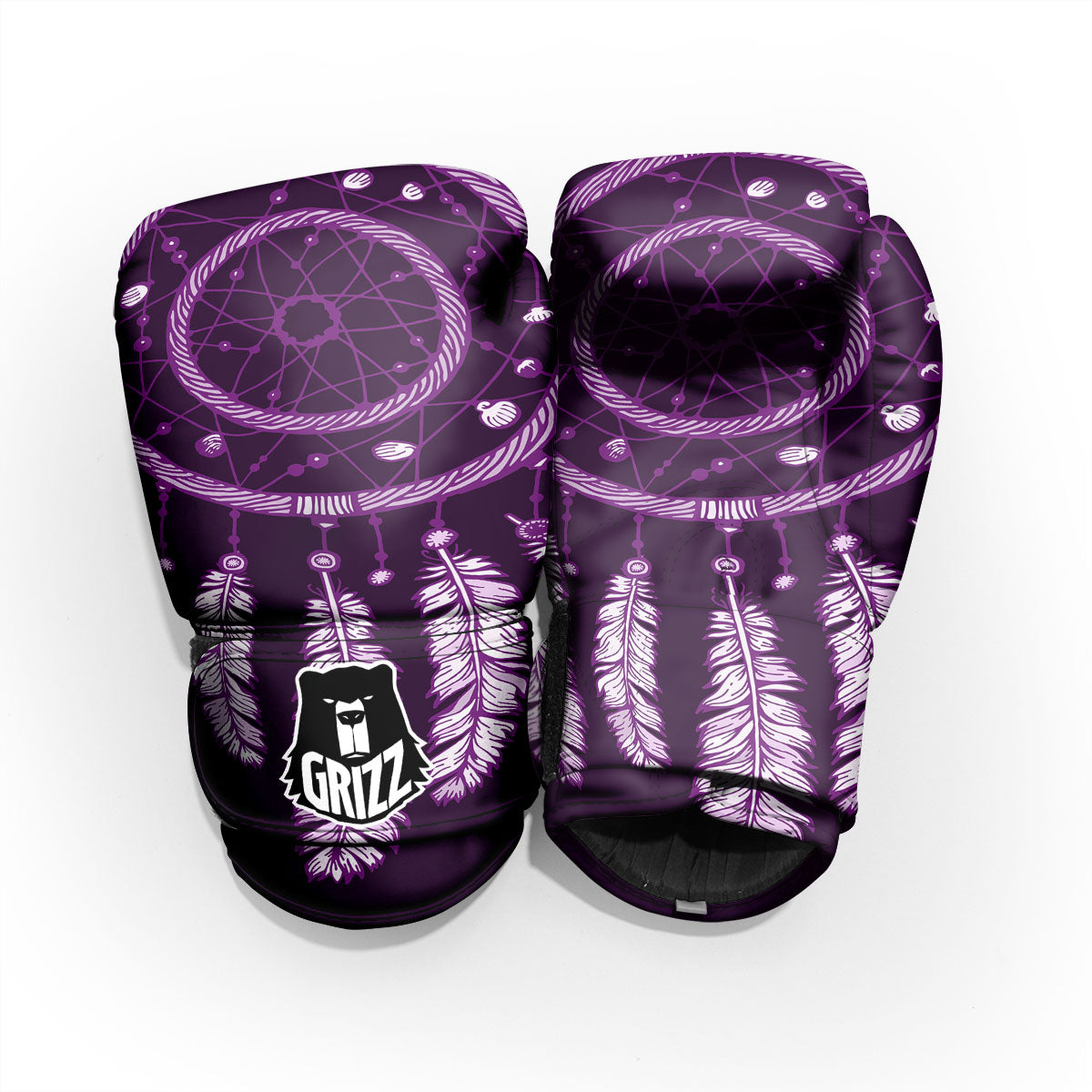 Dream Catcher Purple Indian Print Pro Boxing Glove