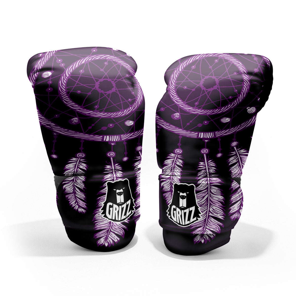 Dream Catcher Purple Indian Print Pro Boxing Glove