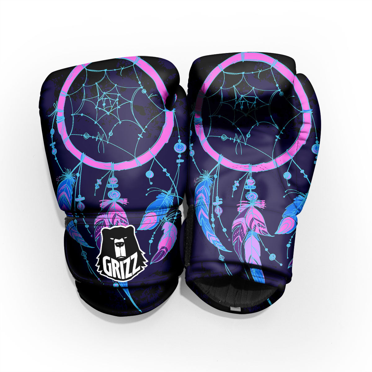 Dream Catcher Purple Native Print Pro Boxing Glove