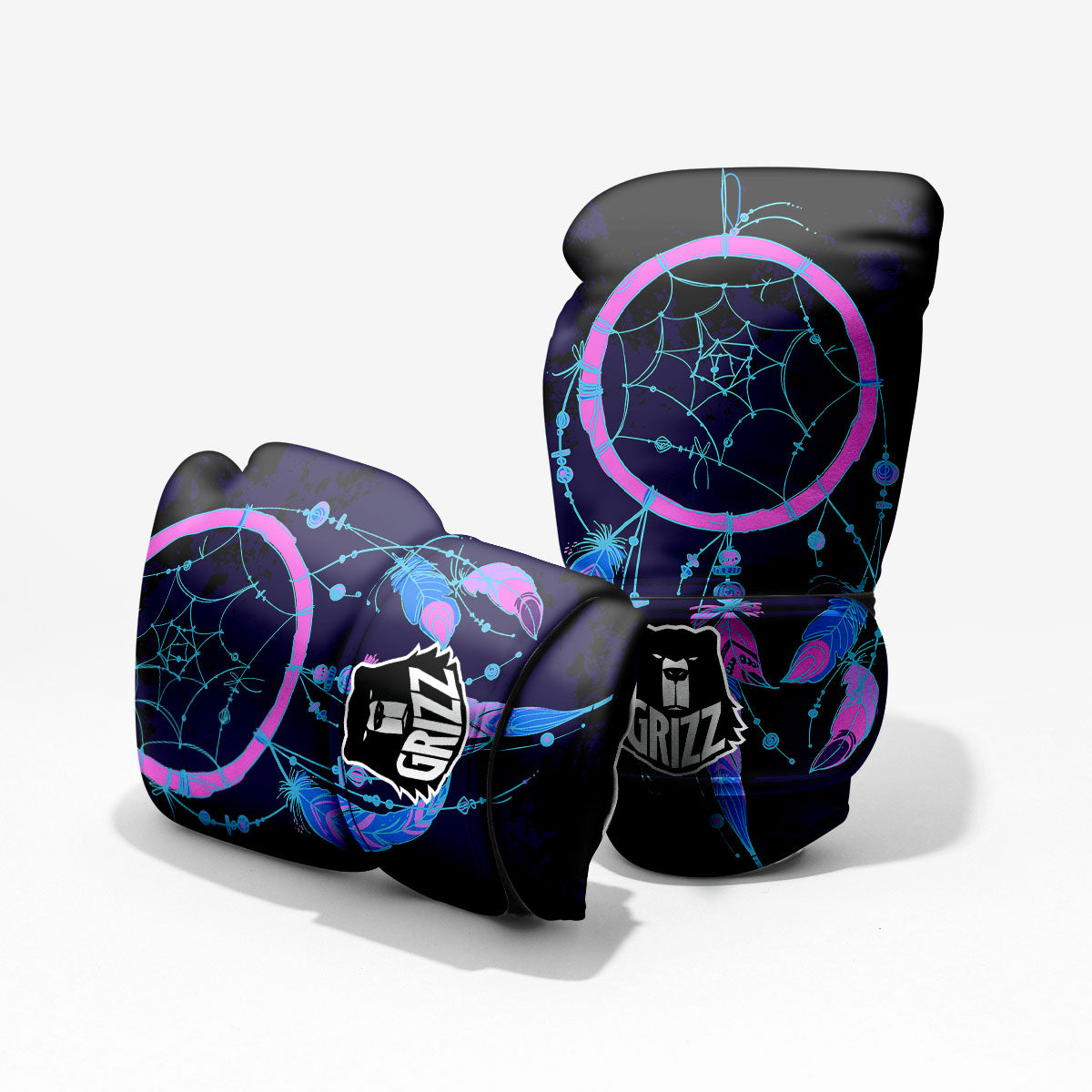 Dream Catcher Purple Native Print Pro Boxing Glove