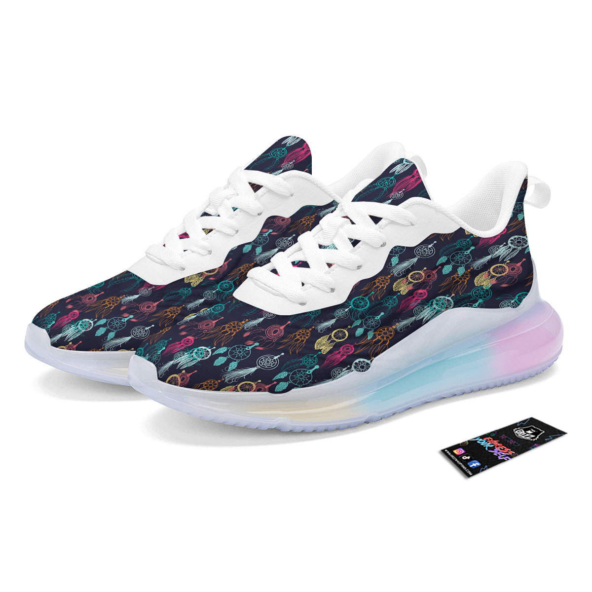 Dream Catcher Vintage Print Pattern Running Sneakers-grizzshop