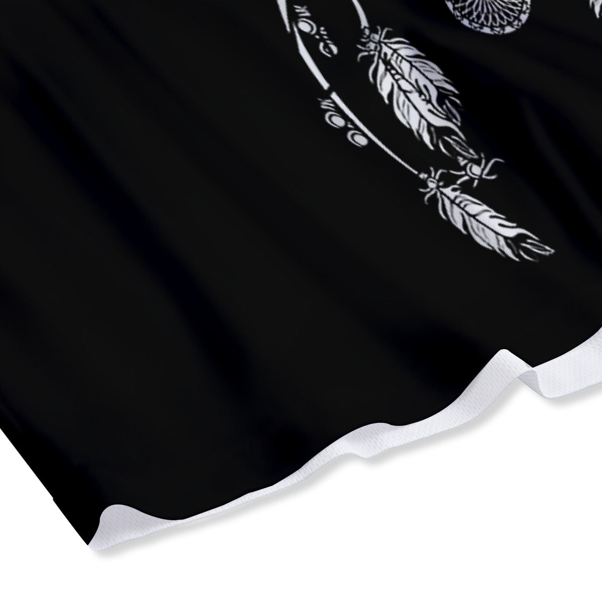 Flowers Guns And Print Pattern Mesh Shorts