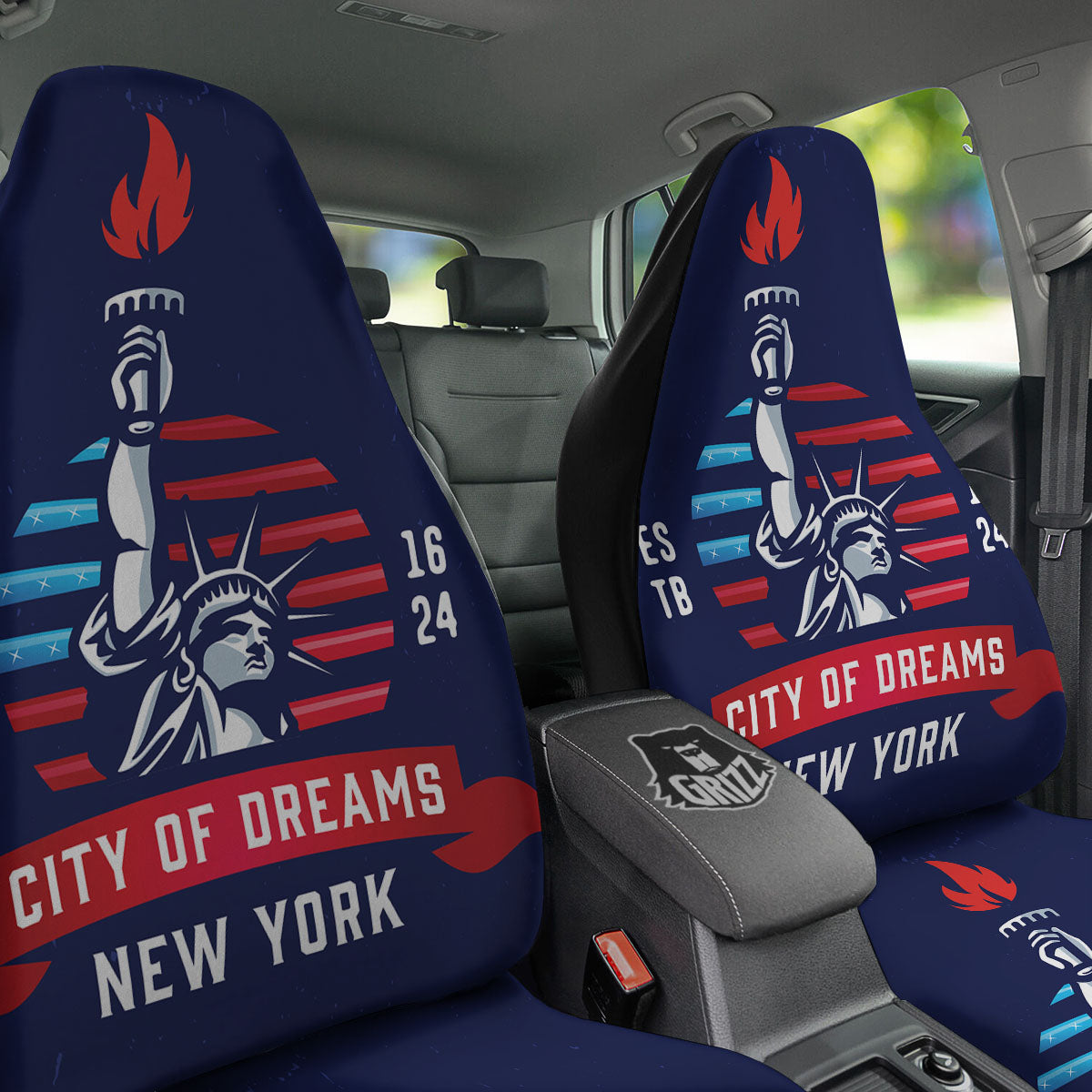 Dream Of Liberty American Print Car Seat Covers-grizzshop