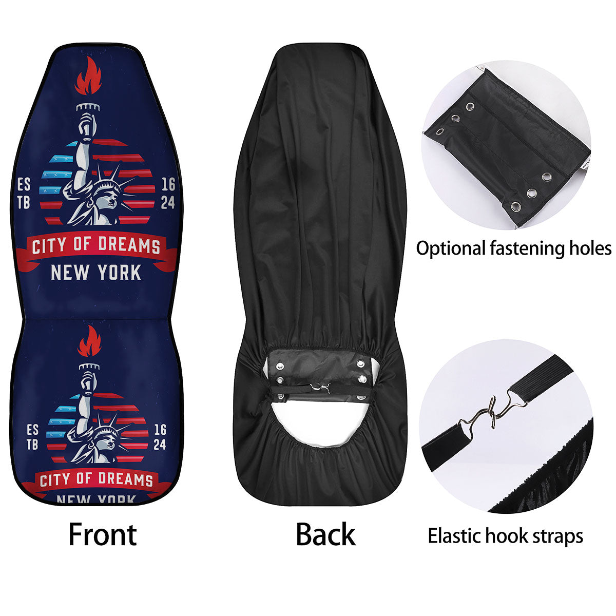 Dream Of Liberty American Print Car Seat Covers-grizzshop