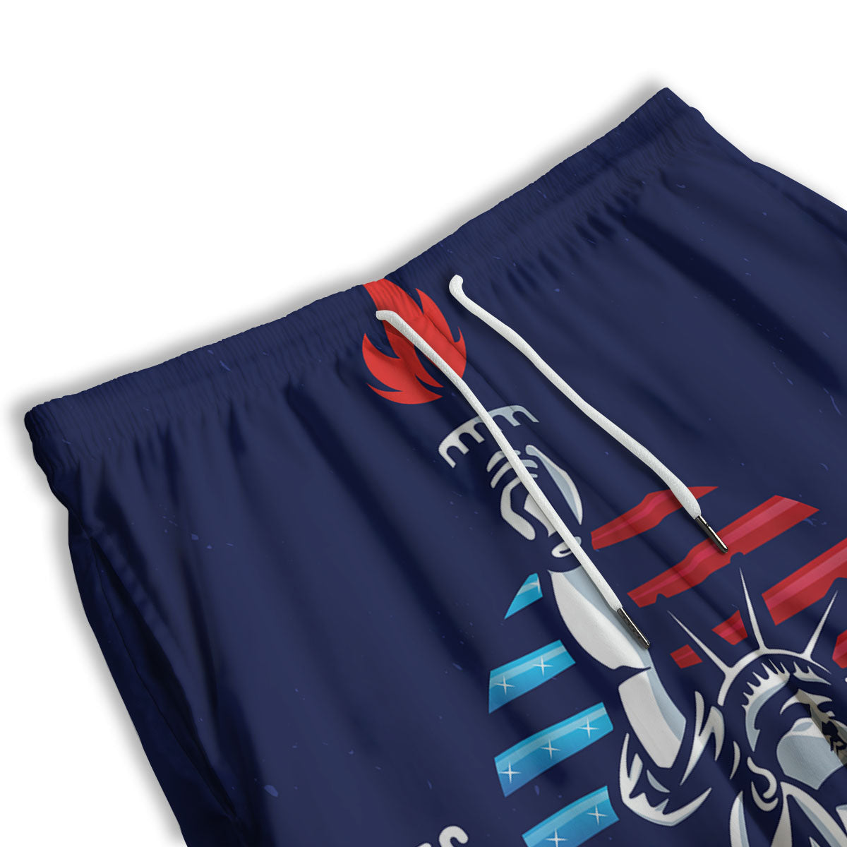 Dream Of Liberty American Print Men's Athletic Shorts