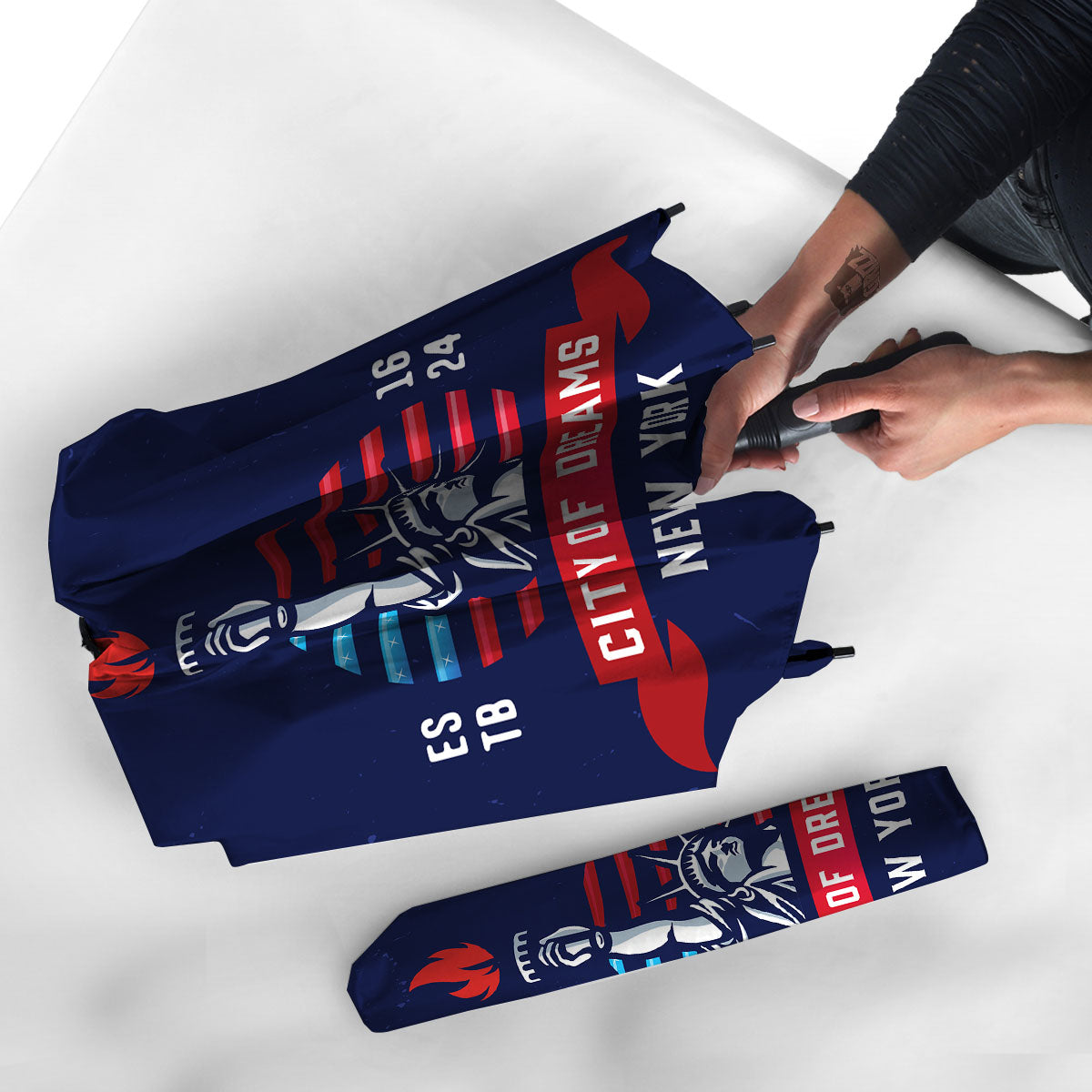 Dream Of Liberty American Print Umbrella-grizzshop