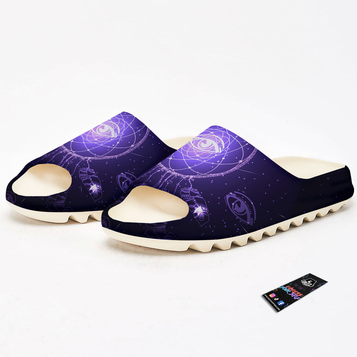 Dream Catcher Constellation Native Print Sandals-grizzshop