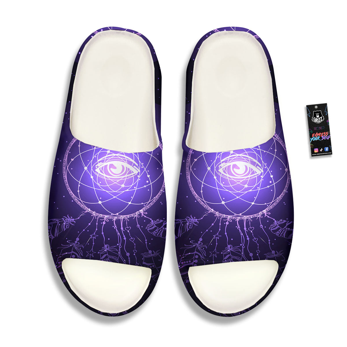 Dream Catcher Constellation Native Print Sandals-grizzshop