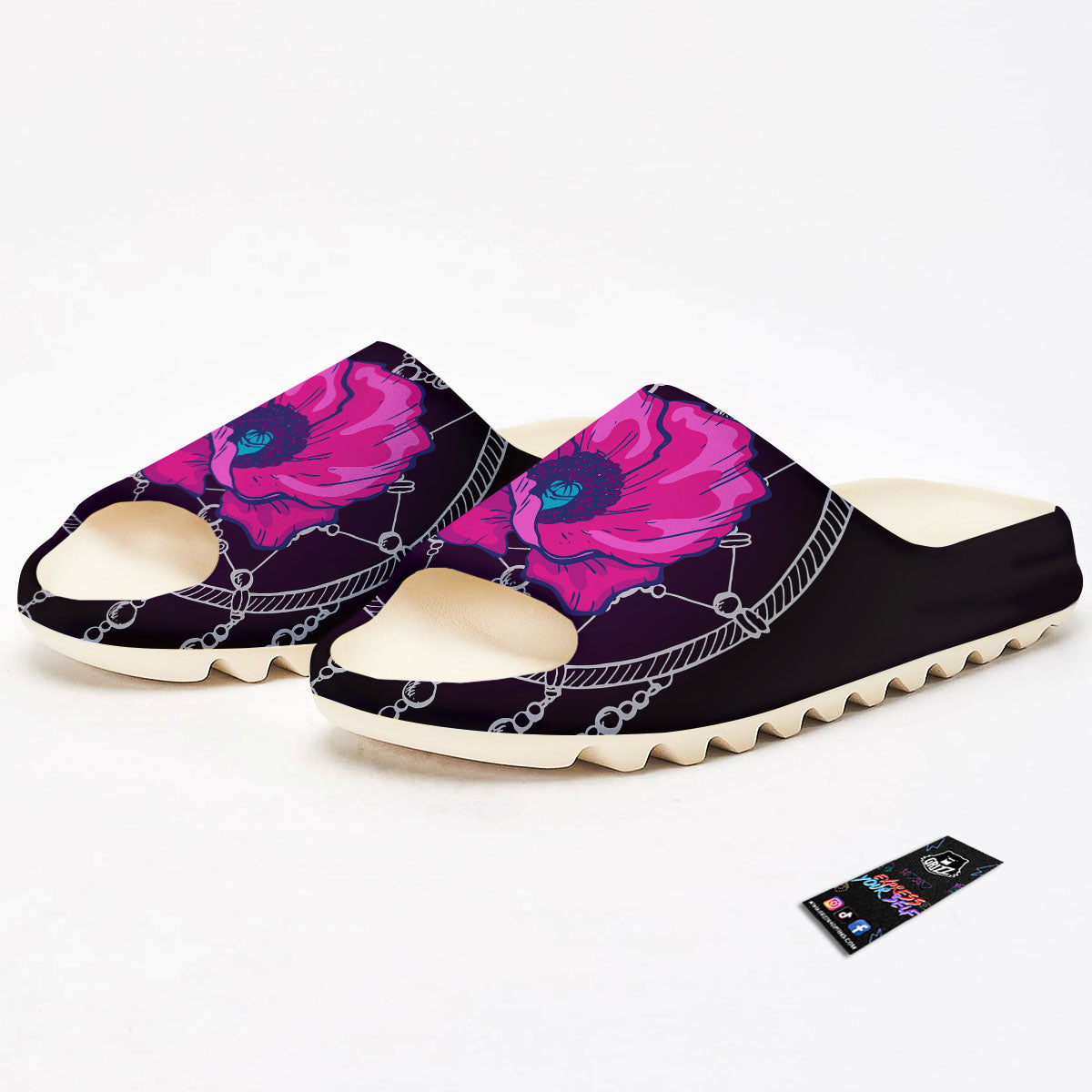 Dream Catcher Flower Bohemian Print Sandals-grizzshop