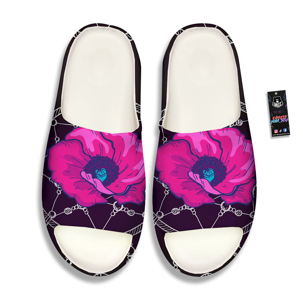 Dream Catcher Flower Bohemian Print Sandals-grizzshop