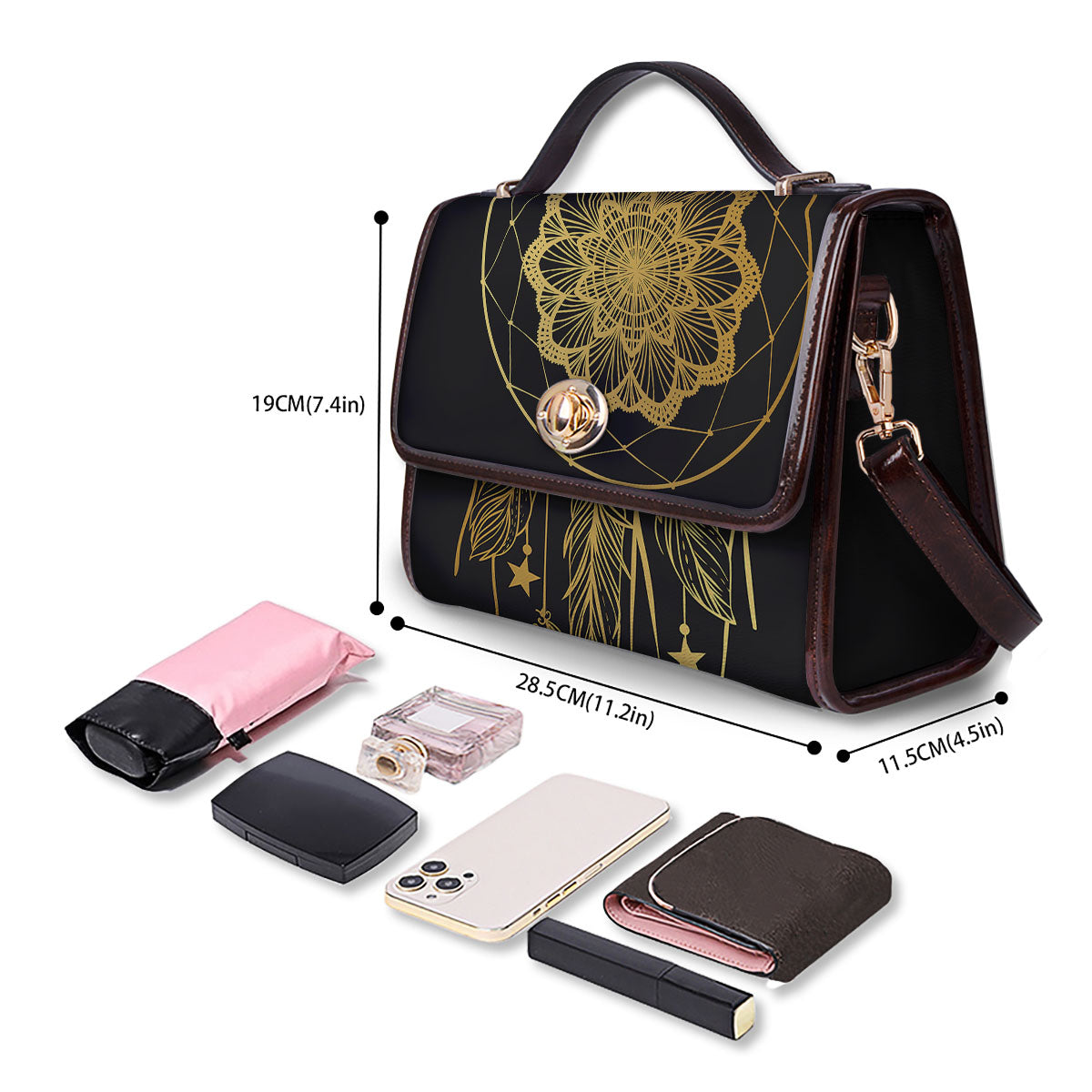 Dream Catcher Indian Tribal Print Women's Satchel Bag
