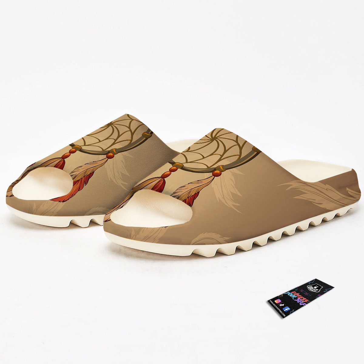 Dream Catcher Native American Print Sandals-grizzshop