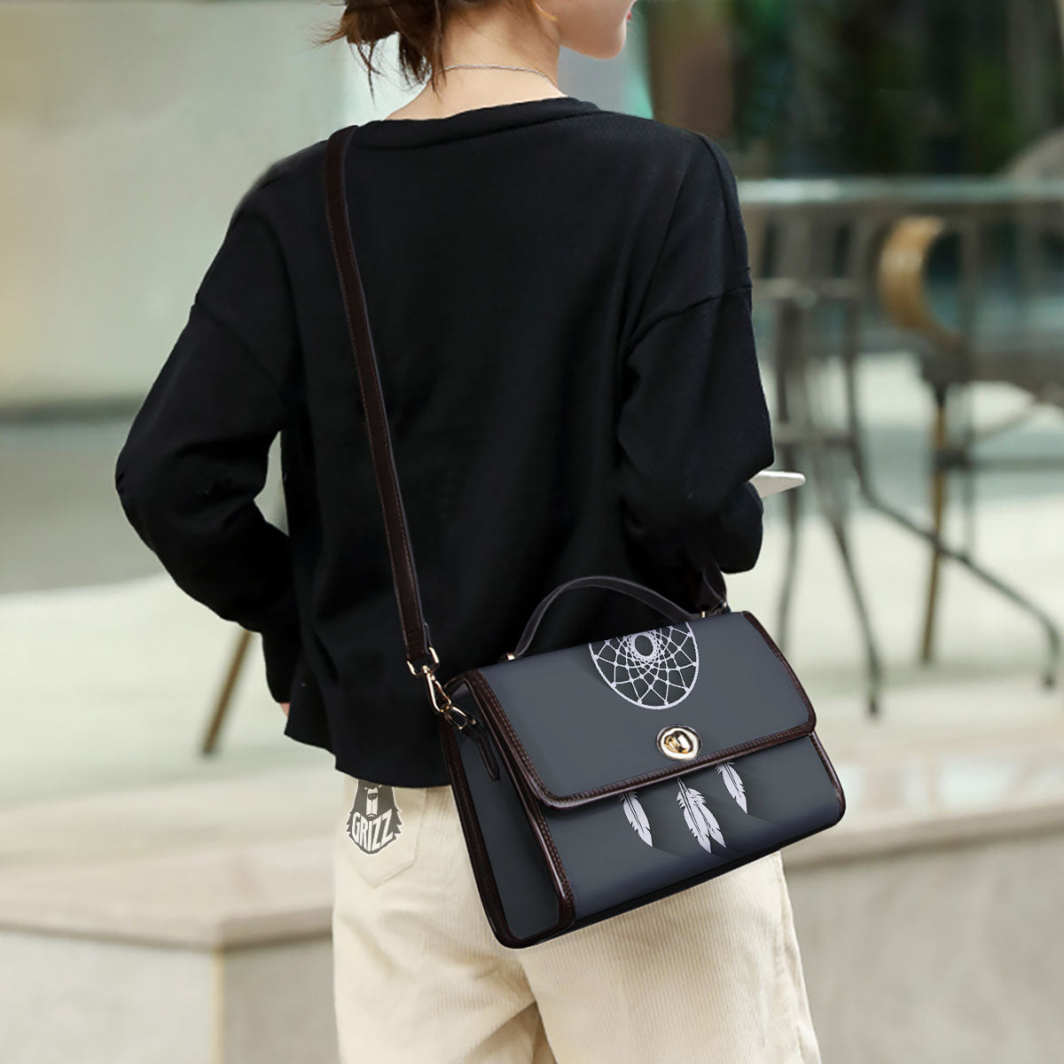 Dream Catcher Native Tribal Print Women's Satchel Bag