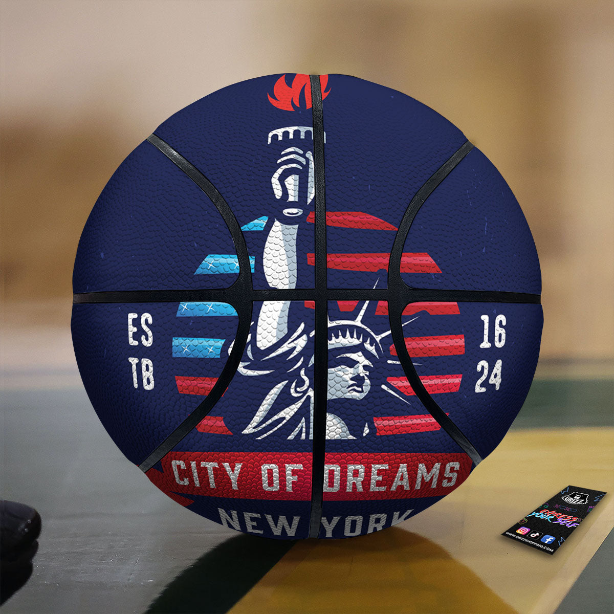 Dream Of Liberty American Print Basketball