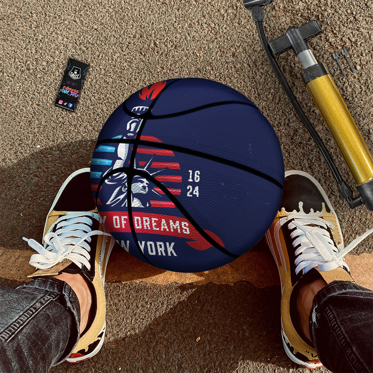 Dream Of Liberty American Print Basketball