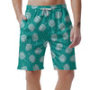 Dreidel Pattern Print Men's Shorts-grizzshop