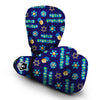 Dreidel Print Pattern Boxing Gloves-grizzshop