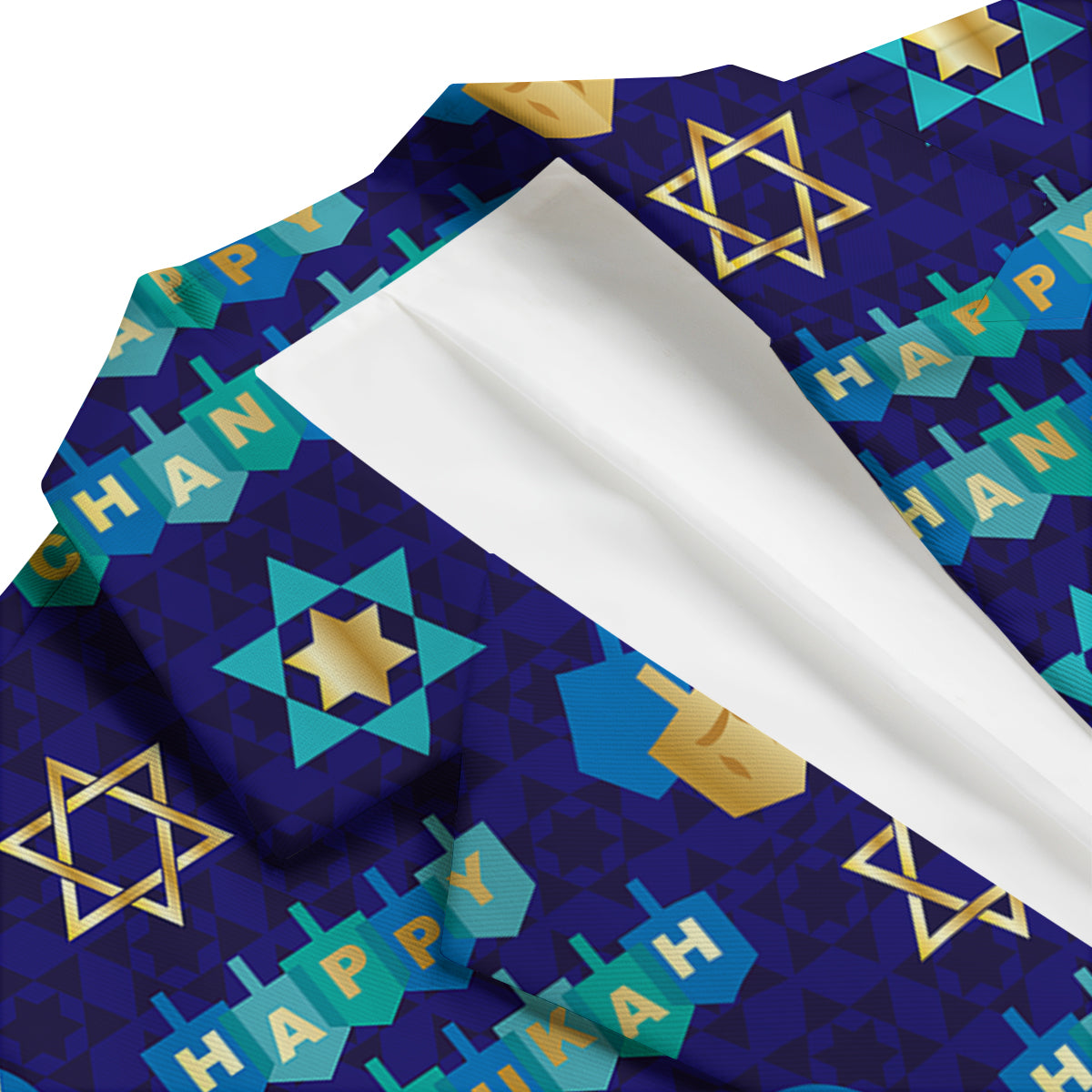 Dreidel Print Pattern Men's Blazer-grizzshop