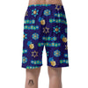 Dreidel Print Pattern Men's Shorts-grizzshop