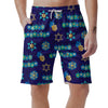 Dreidel Print Pattern Men's Shorts-grizzshop