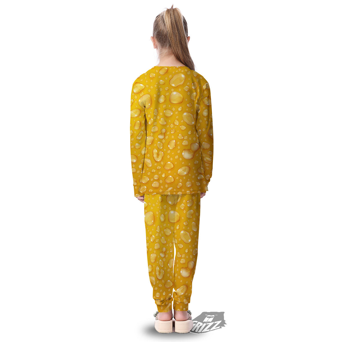 Drops Water On Beer Glass Print Kid's Pajamas-grizzshop