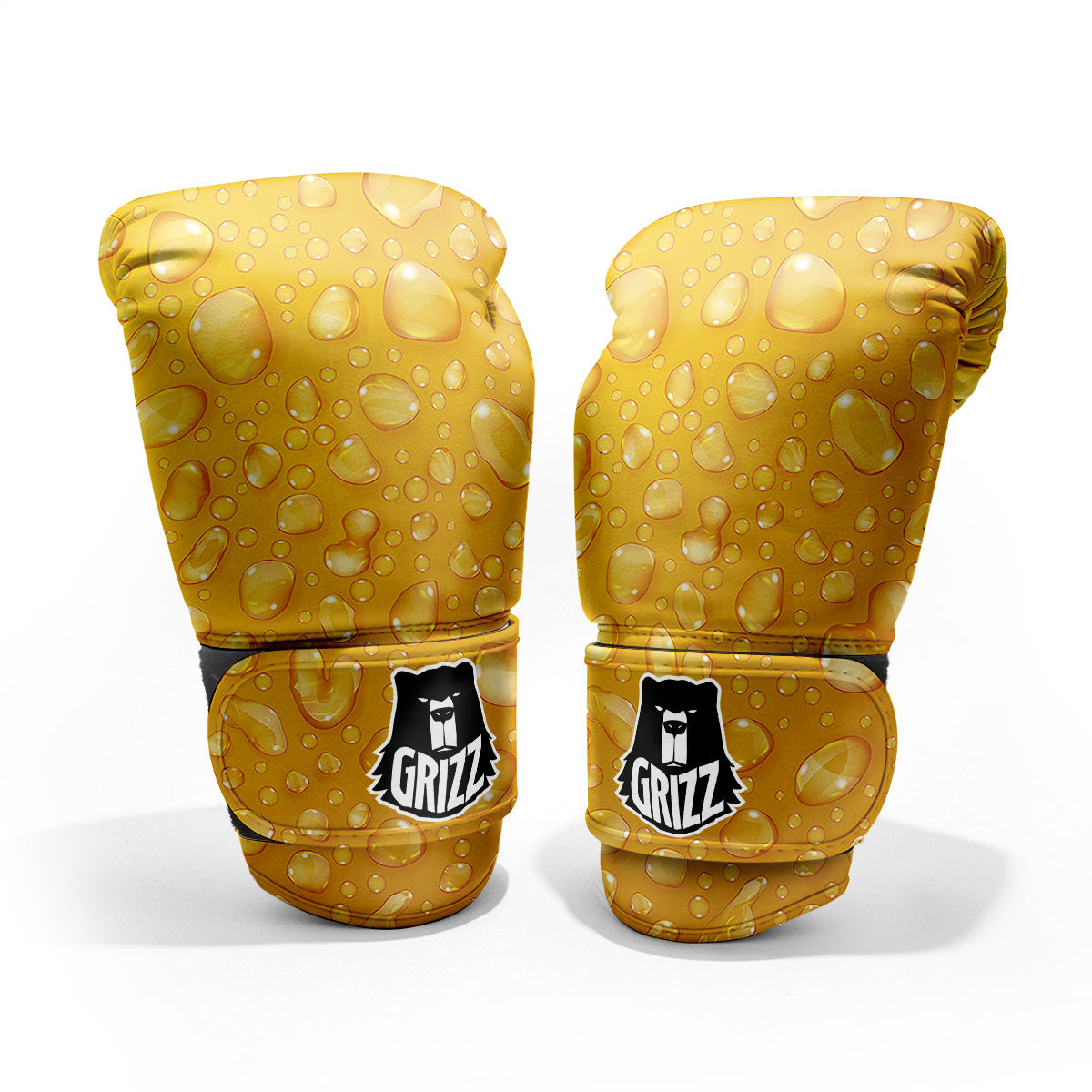 Drops Water On Beer Glass Print Pro Boxing Glove