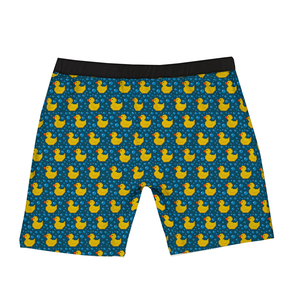 Duck 8-Bit Rubber Print Pattern Boxer Briefs-grizzshop