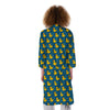 Duck 8-Bit Rubber Print Pattern Kimono-grizzshop