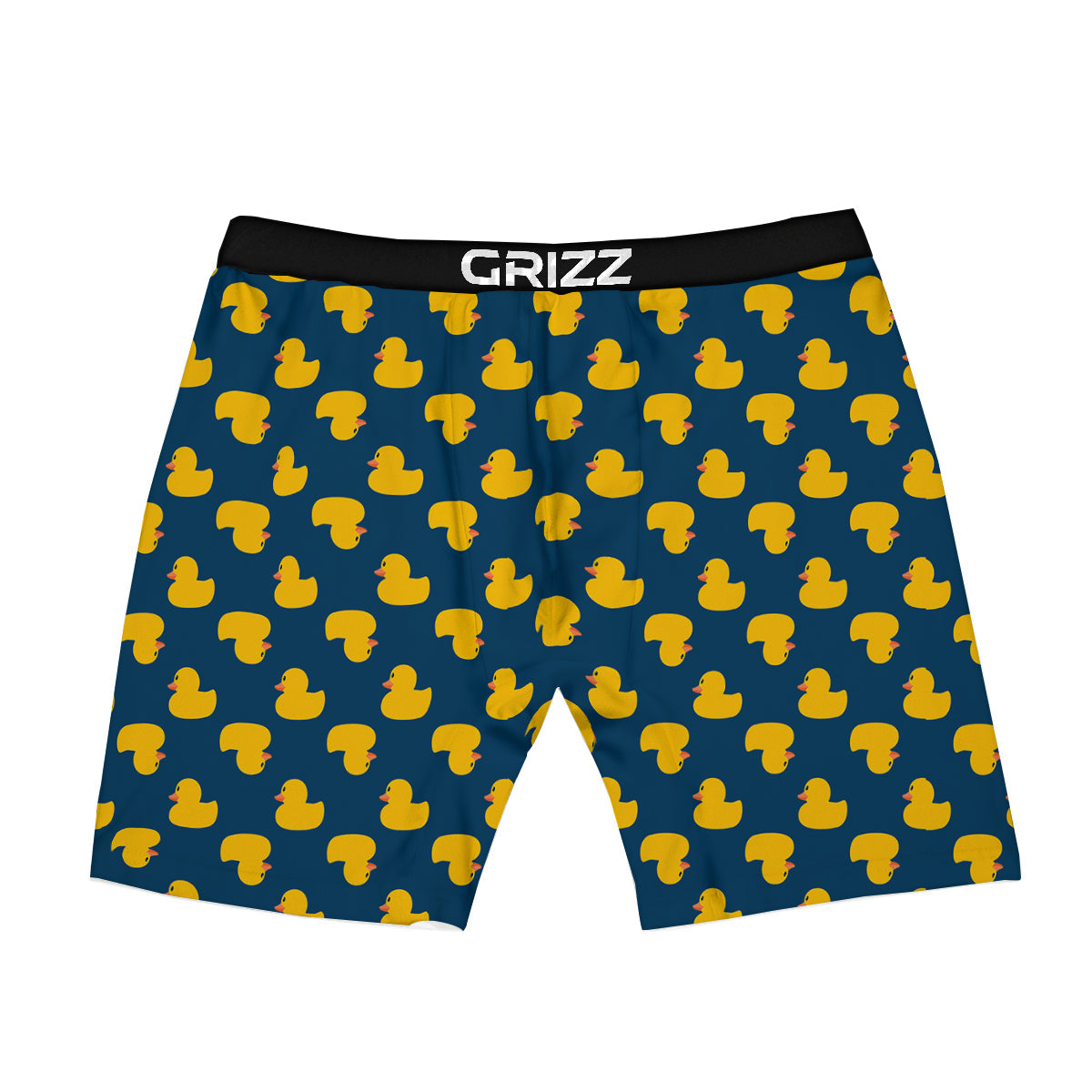 Ducks Rubber Yellow Print Pattern Boxer Briefs-grizzshop