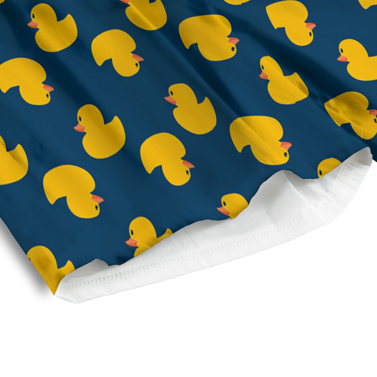 Ducks Rubber Yellow Print Pattern Men's Athletic Shorts