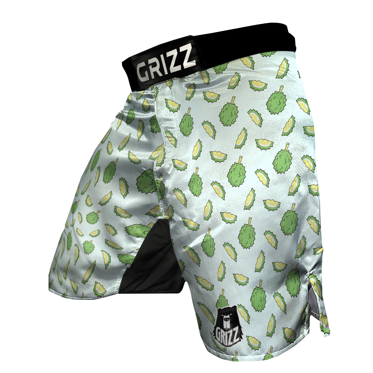 Durian Cartoon Print Pattern MMA Shorts-grizzshop