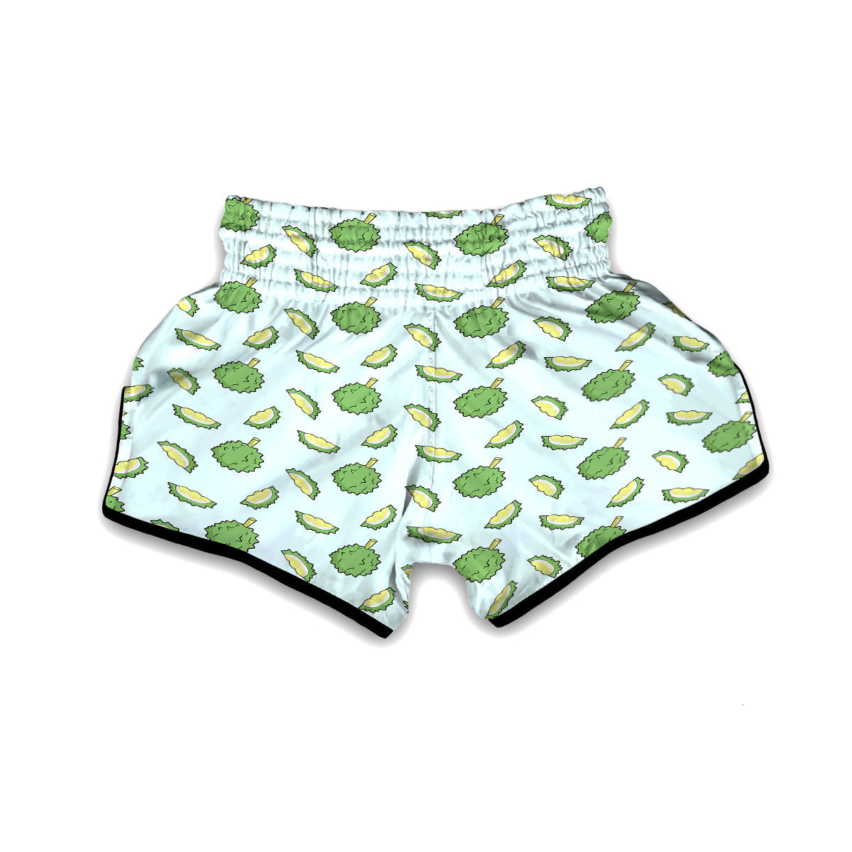 Durian Cartoon Print Pattern Muay Thai Boxing Shorts-grizzshop