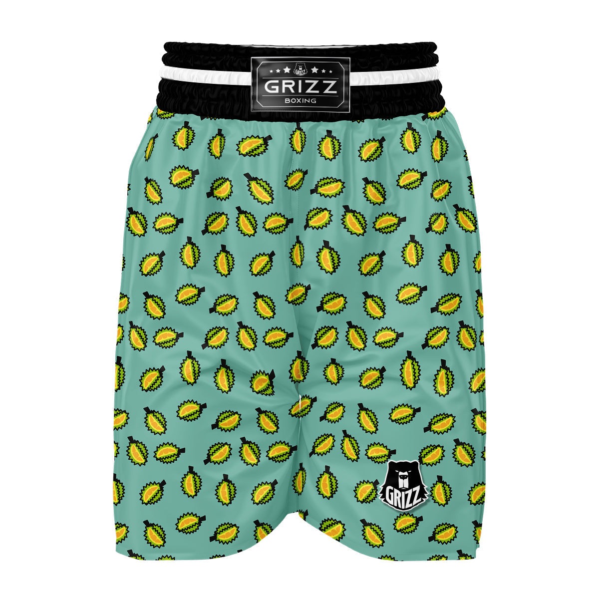 Durian Drawing Print Pattern Boxing Shorts-grizzshop