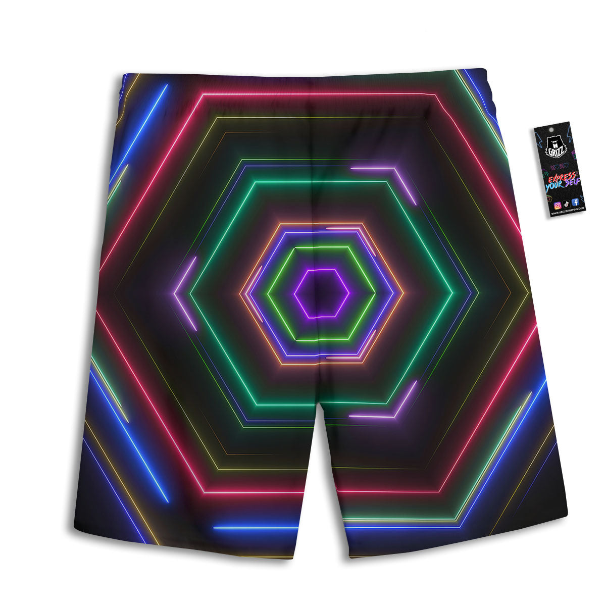 English Bulldog Lovely Print Pattern Men's Athletic Shorts