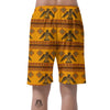 Eagle Aztec Pattern Print Men's Shorts-grizzshop