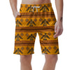 Eagle Aztec Pattern Print Men's Shorts-grizzshop