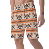 Eagle Aztec Print Pattern Men's Shorts-grizzshop