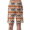 Eagle Aztec Print Pattern Men's Shorts-grizzshop