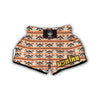 Eagle Aztec Print Pattern Muay Thai Boxing Shorts-grizzshop