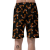 Eagle Black Pattern Print Men's Shorts-grizzshop