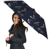 Eagle Brown And White Print Pattern Umbrella-grizzshop