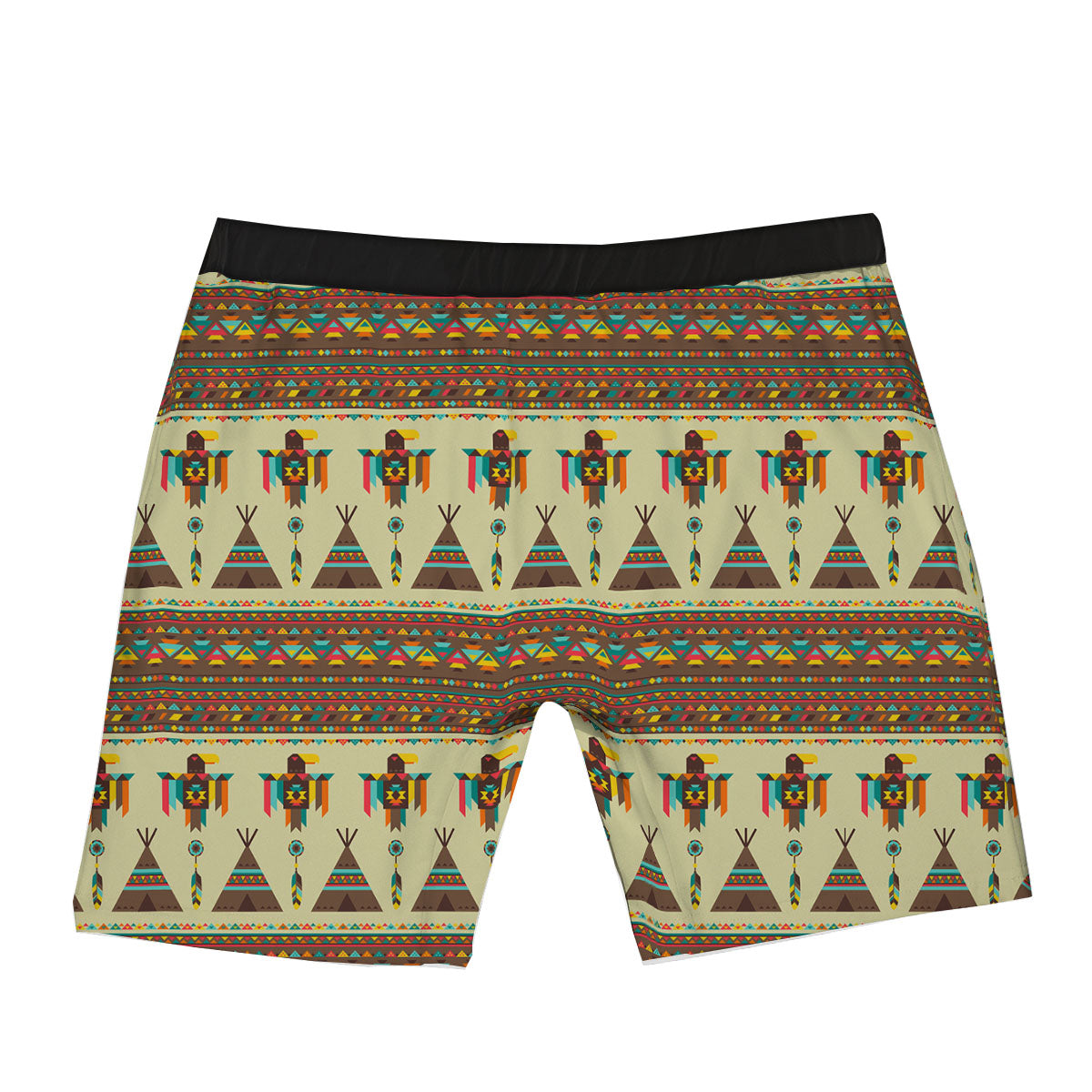 Eagle Native American Print Pattern Boxer Briefs-grizzshop